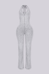 Nariko Halter Mineral Washed Jumpsuit