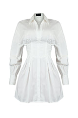 Dream About You Poplin Shirt Mini Dress