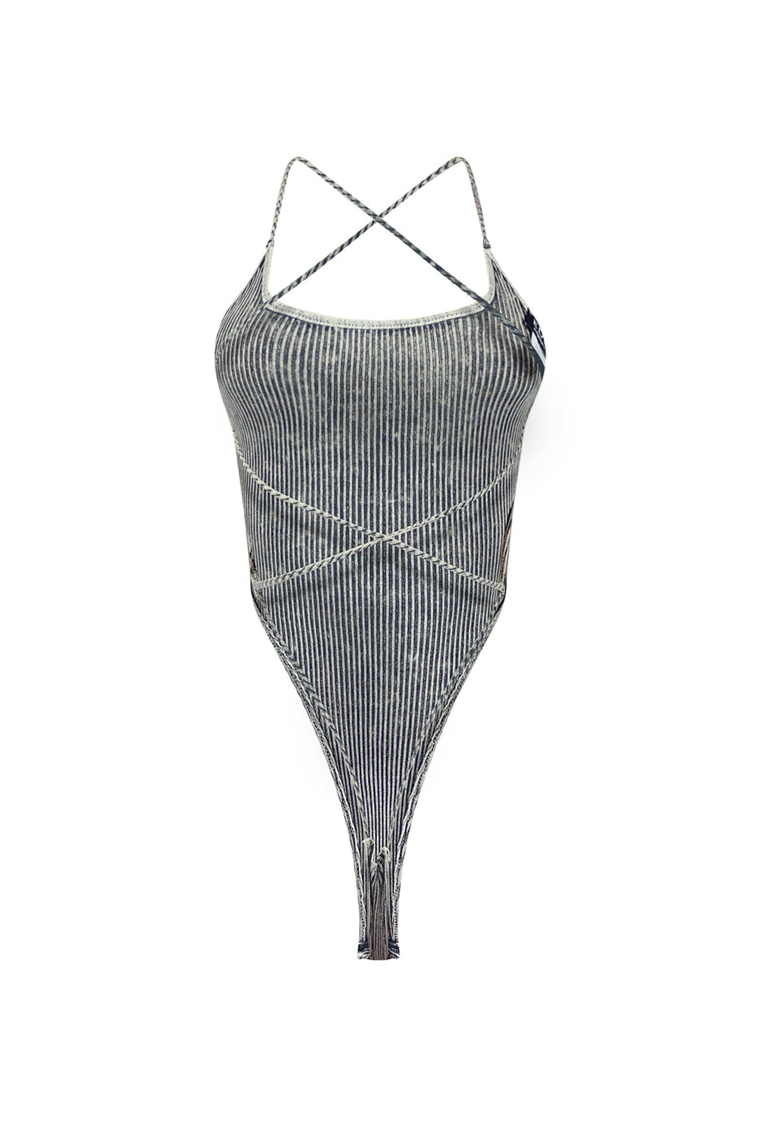 How We Do Mineral Washed Cami Bodysuit
