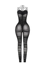 Whisper in Mesh Jumpsuit