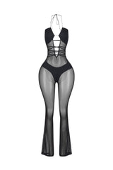 Silence In Mesh Jumpsuit