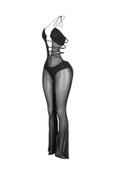 Silence In Mesh Jumpsuit