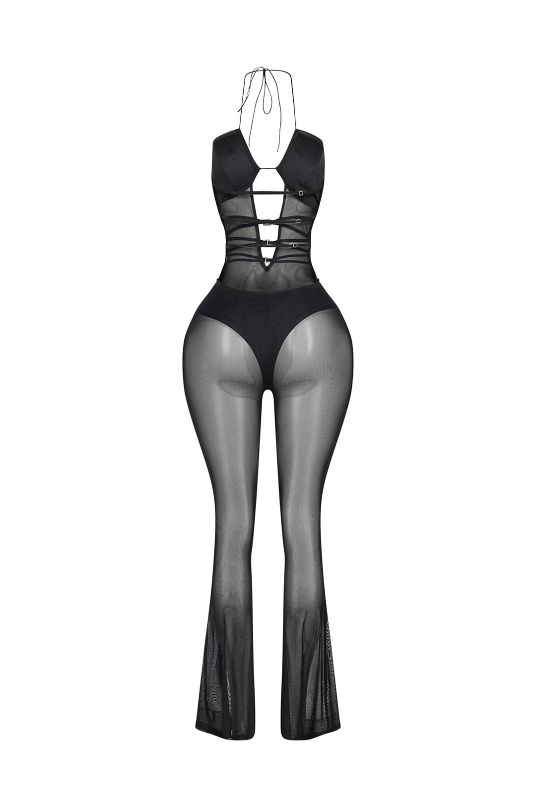 Silence In Mesh Jumpsuit