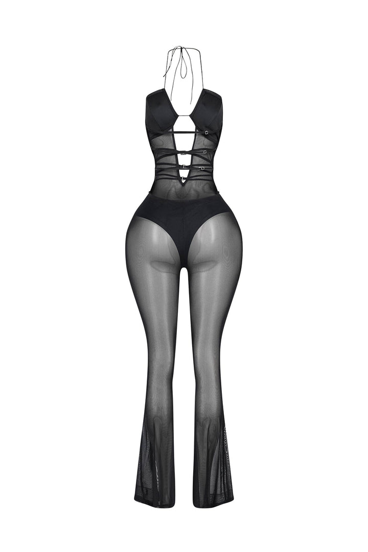 Silence In Mesh Jumpsuit