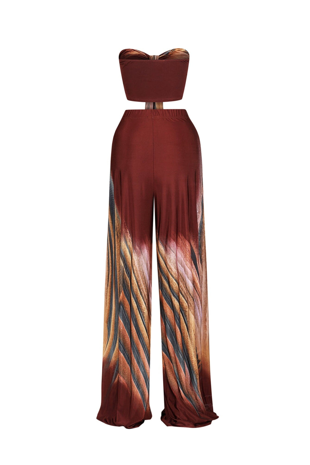 Playing Me Print Top &amp; Pants SET