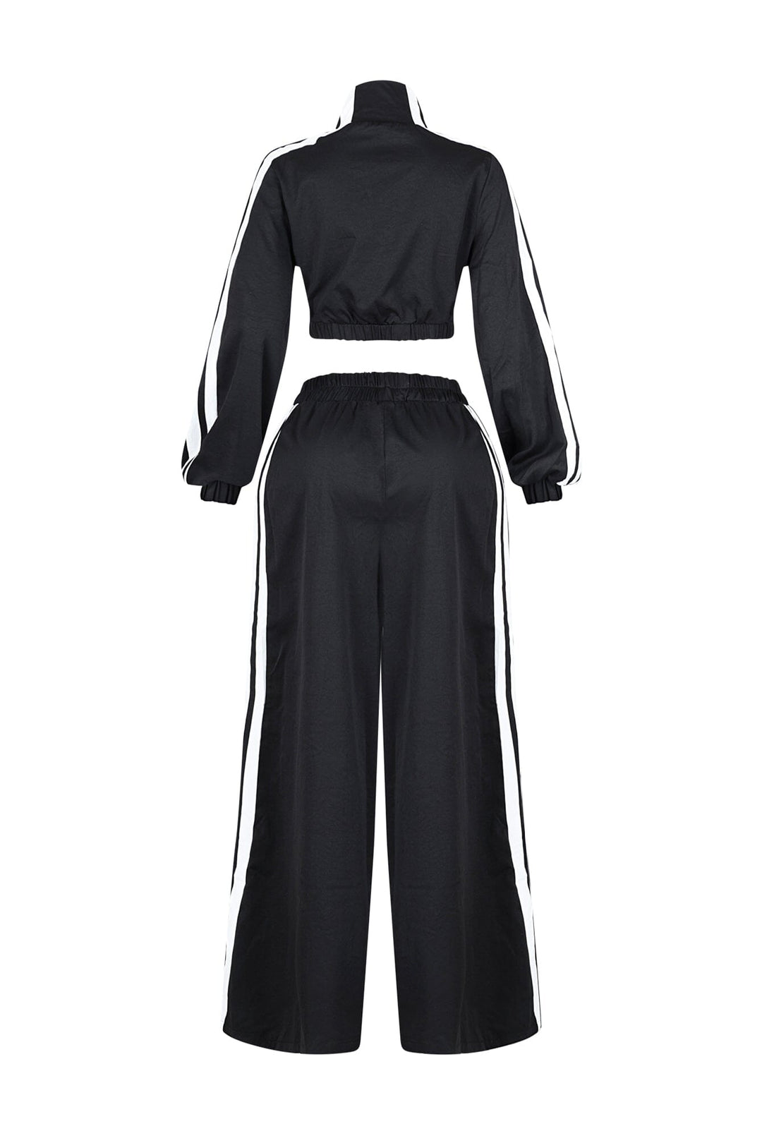 Side Motion Striped Jacket &amp; Pants SET