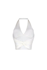 Simple Grace Halter Crop Top