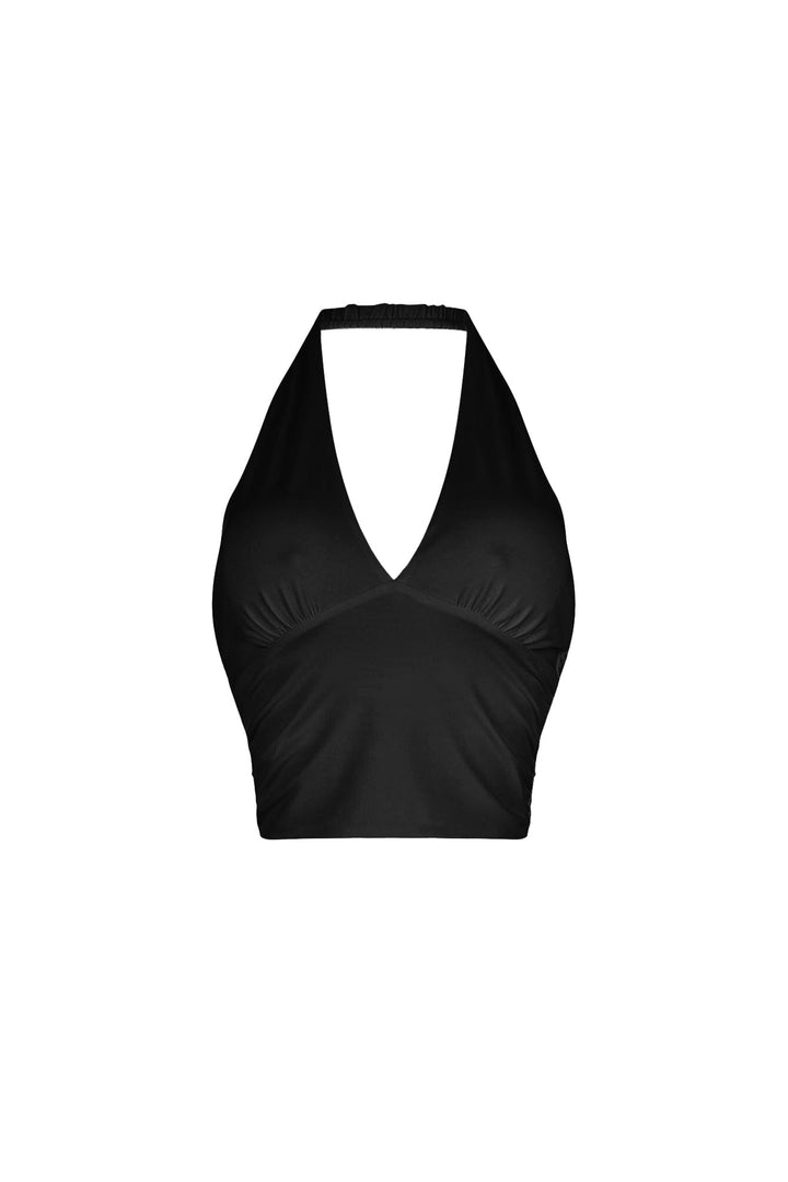 Simple Grace Halter Crop Top