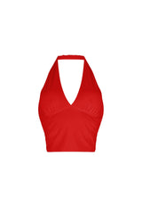 Simple Grace Halter Crop Top