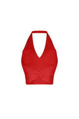 Simple Grace Halter Crop Top