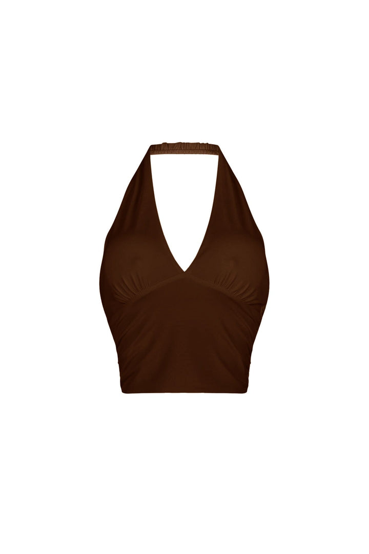 Simple Grace Halter Crop Top