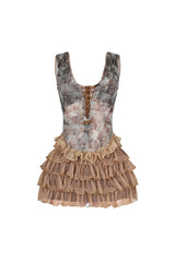 Dance in Glitter Mini Dress