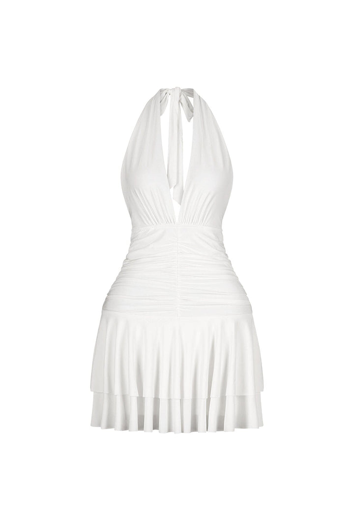Spinning Cat Flared Mini Dress