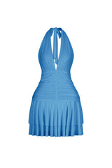 Spinning Cat Flared Mini Dress
