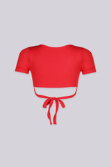 Got Your Back Back Tie Basic Top