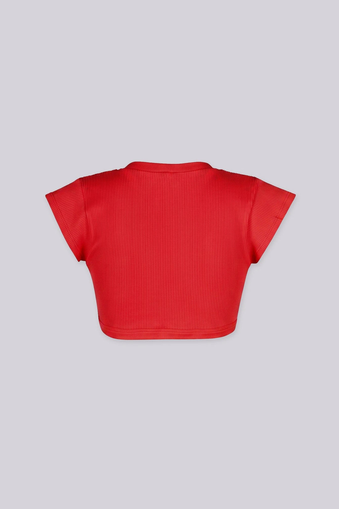 Karina Ribbed Tie Crop Top