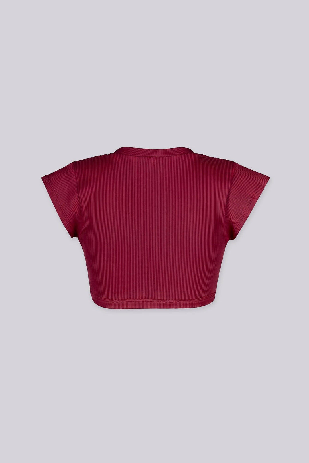Karina Ribbed Tie Crop Top