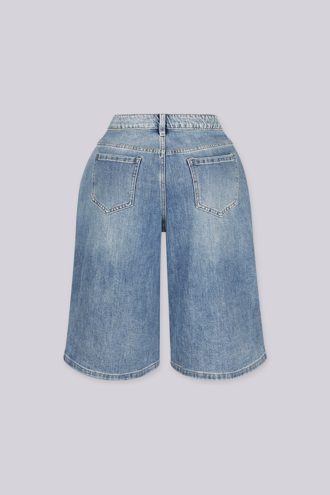 Wreckage Rewired Denim Bermuda Shorts