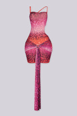 Flamingo Wild Tank Mini Dress