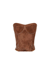 Kanab Leather Tube Top