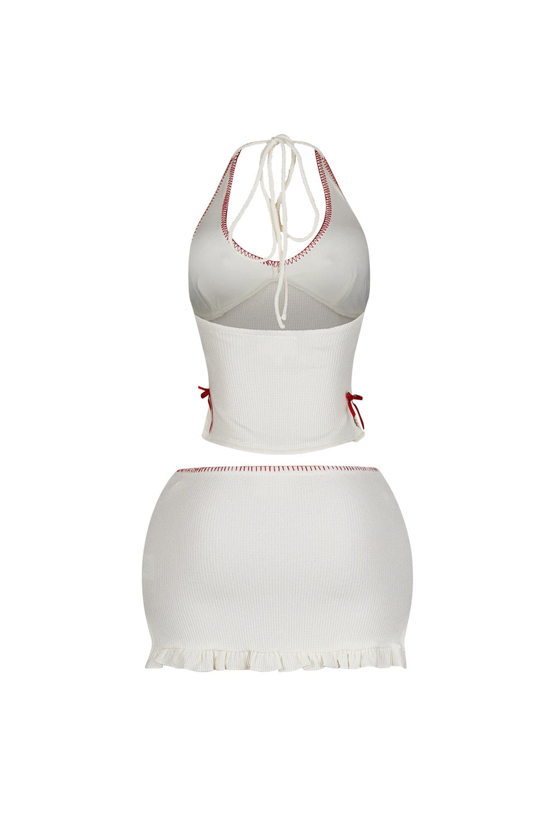 Buttercup Knit Halter Top &amp; Skirt SET