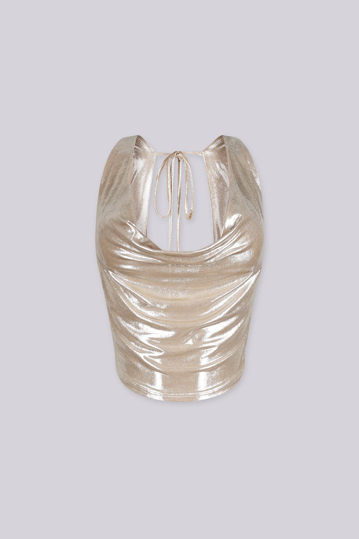 Halcyon Veil Metallic Top