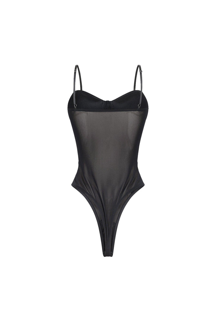Blackout Kiss Mesh Bodysuit