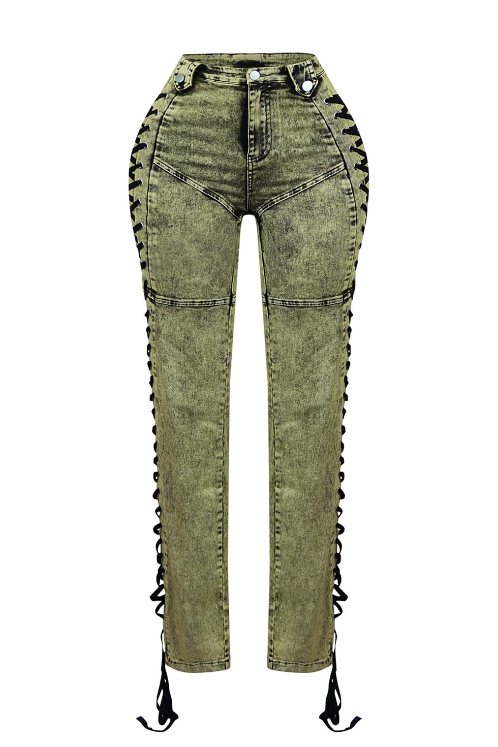 Unholy Side Lace Up Denim Jeans – EDGE