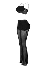 Please You Mesh Lace Top &amp; Pants SET