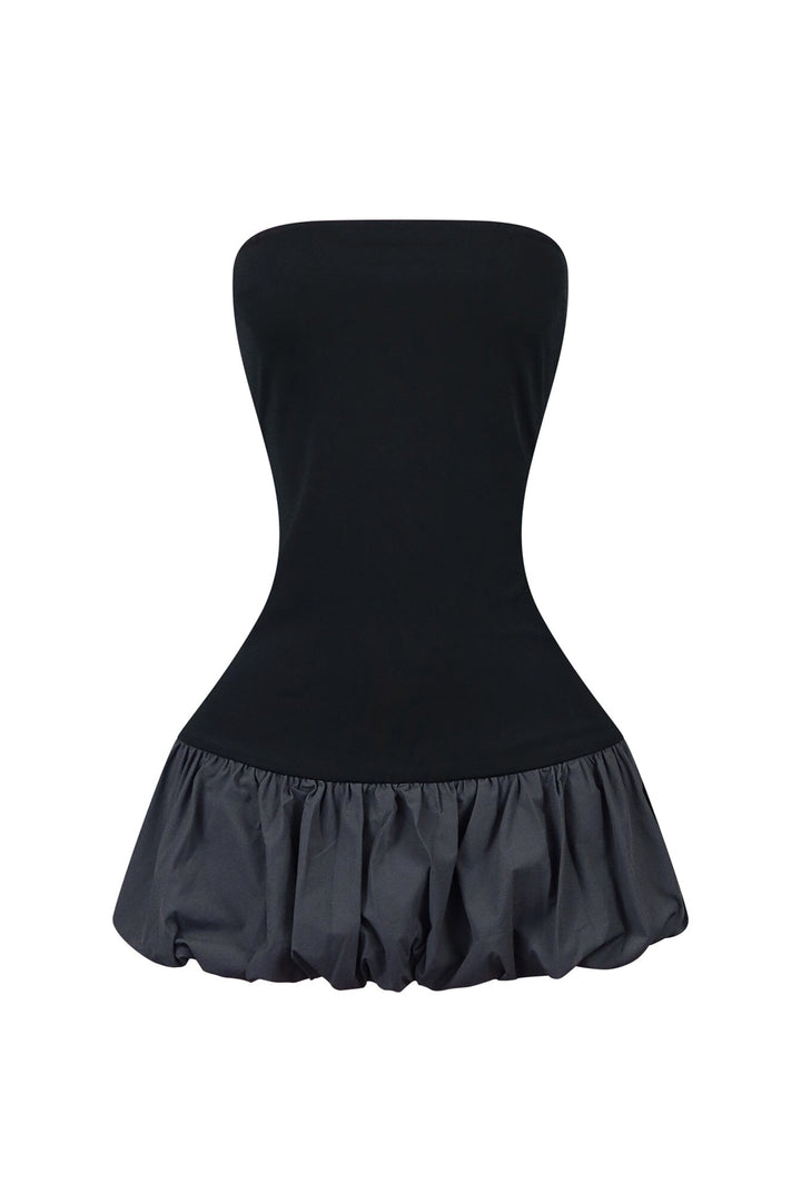 Zenna Bubble Strapless Mini Dress