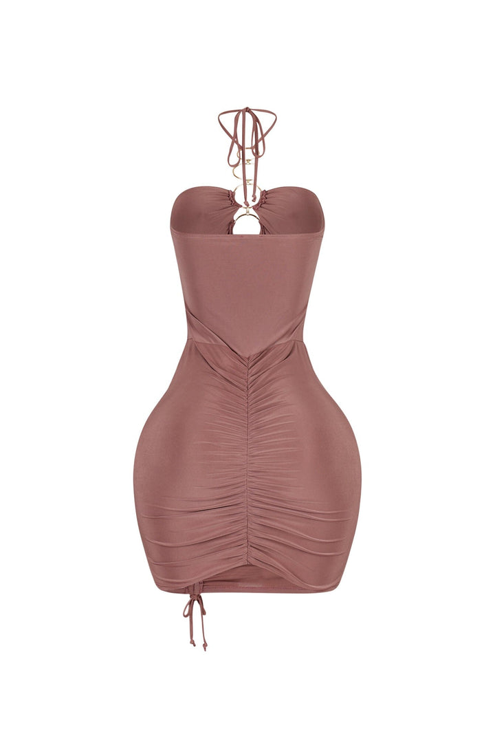 Crush Ring Cutout Mini Dress