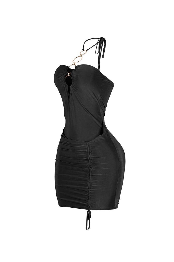 Crush Ring Cutout Mini Dress