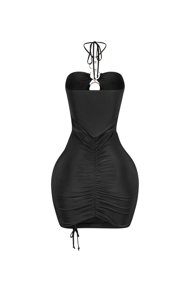 Crush Ring Cutout Mini Dress