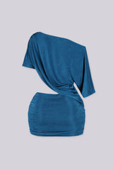Avant Garde Ruched Mini Dress