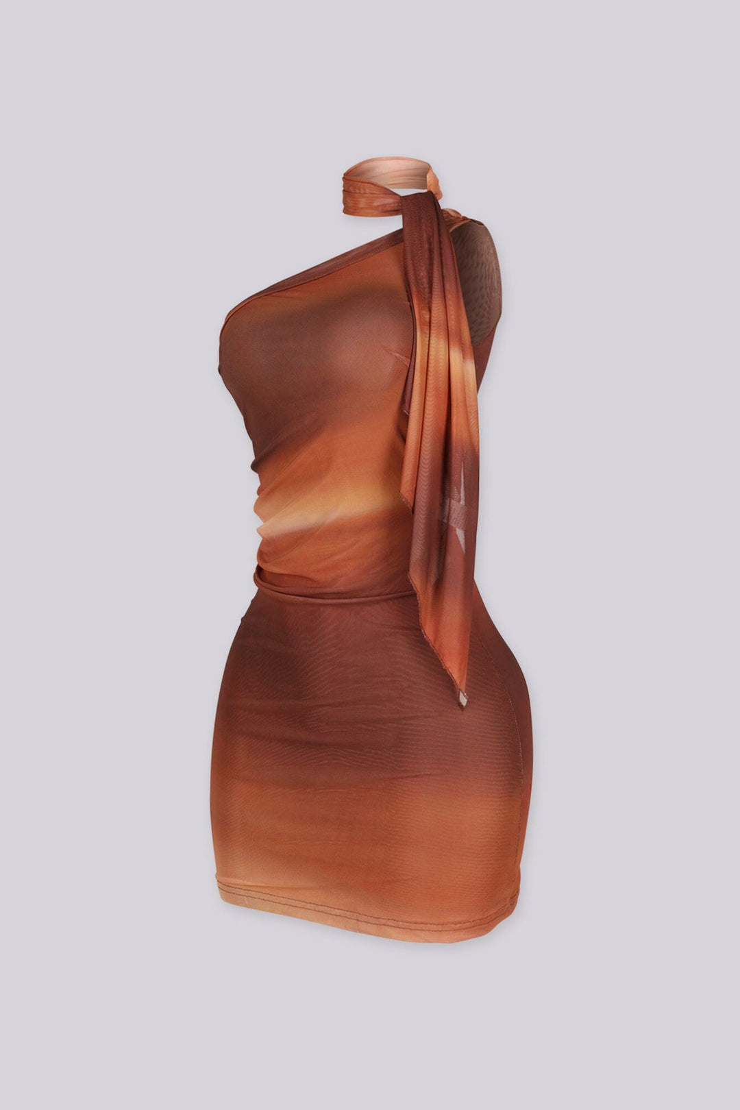 Sedona Ombre One Shoulder Mini Dress
