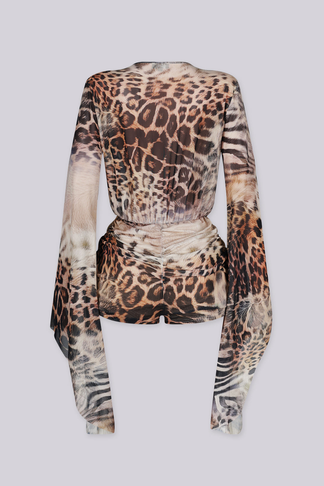 Tanzania Mesh Long Sleeve Romper