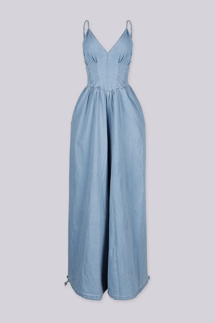 Tulsa Denim Balloon Jumpsuit