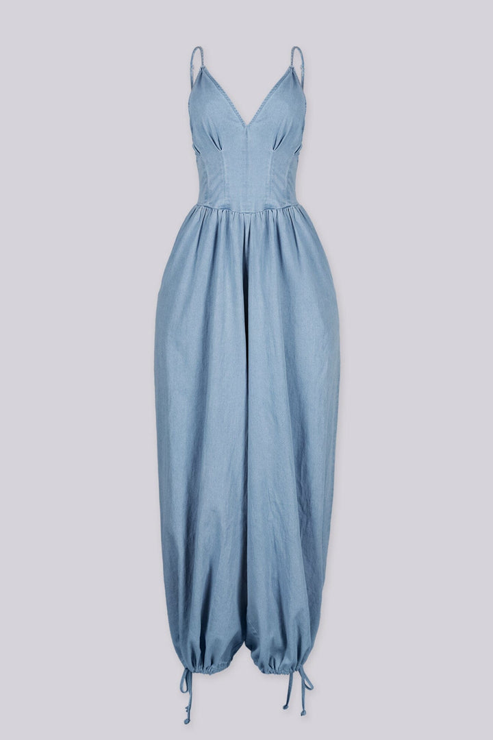 Tulsa Denim Balloon Jumpsuit
