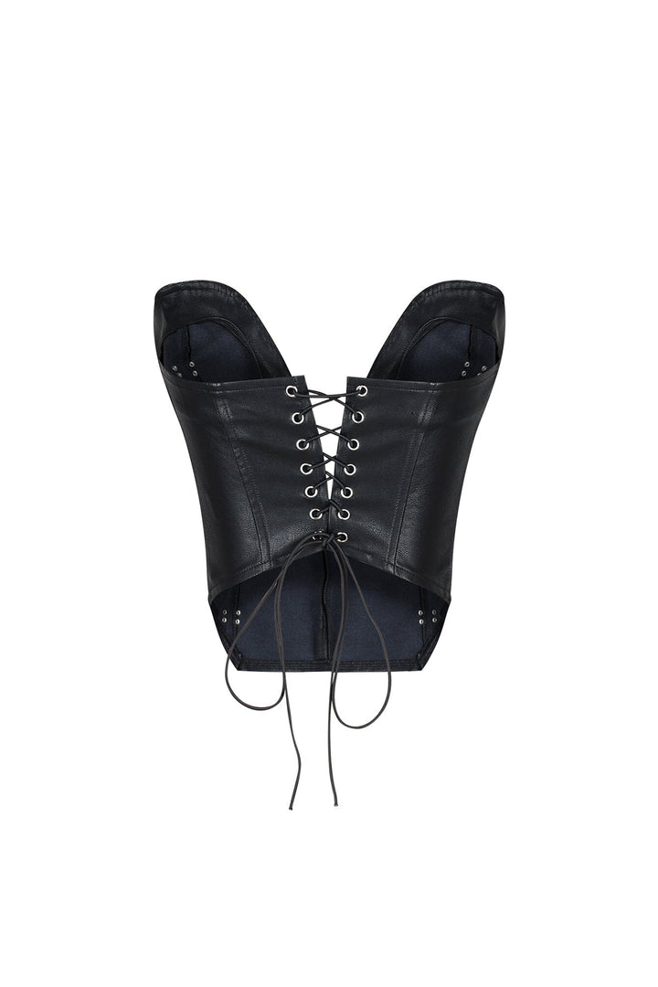 Trigger PU Wired Corset Top