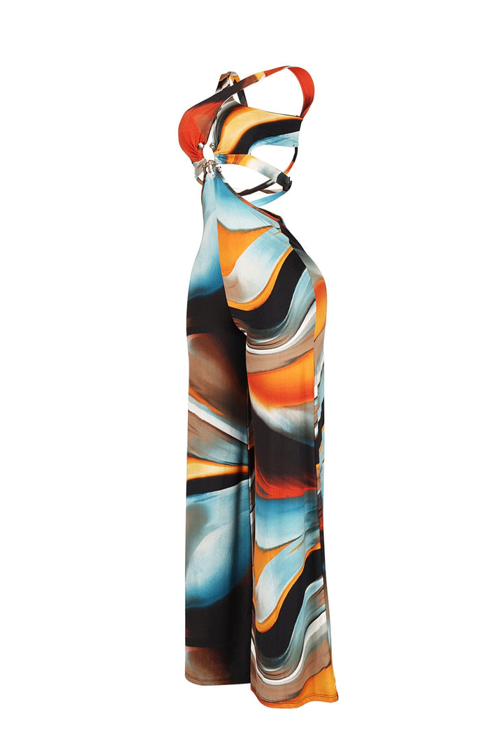 Lavia Halter Cut Out Jumpsuit