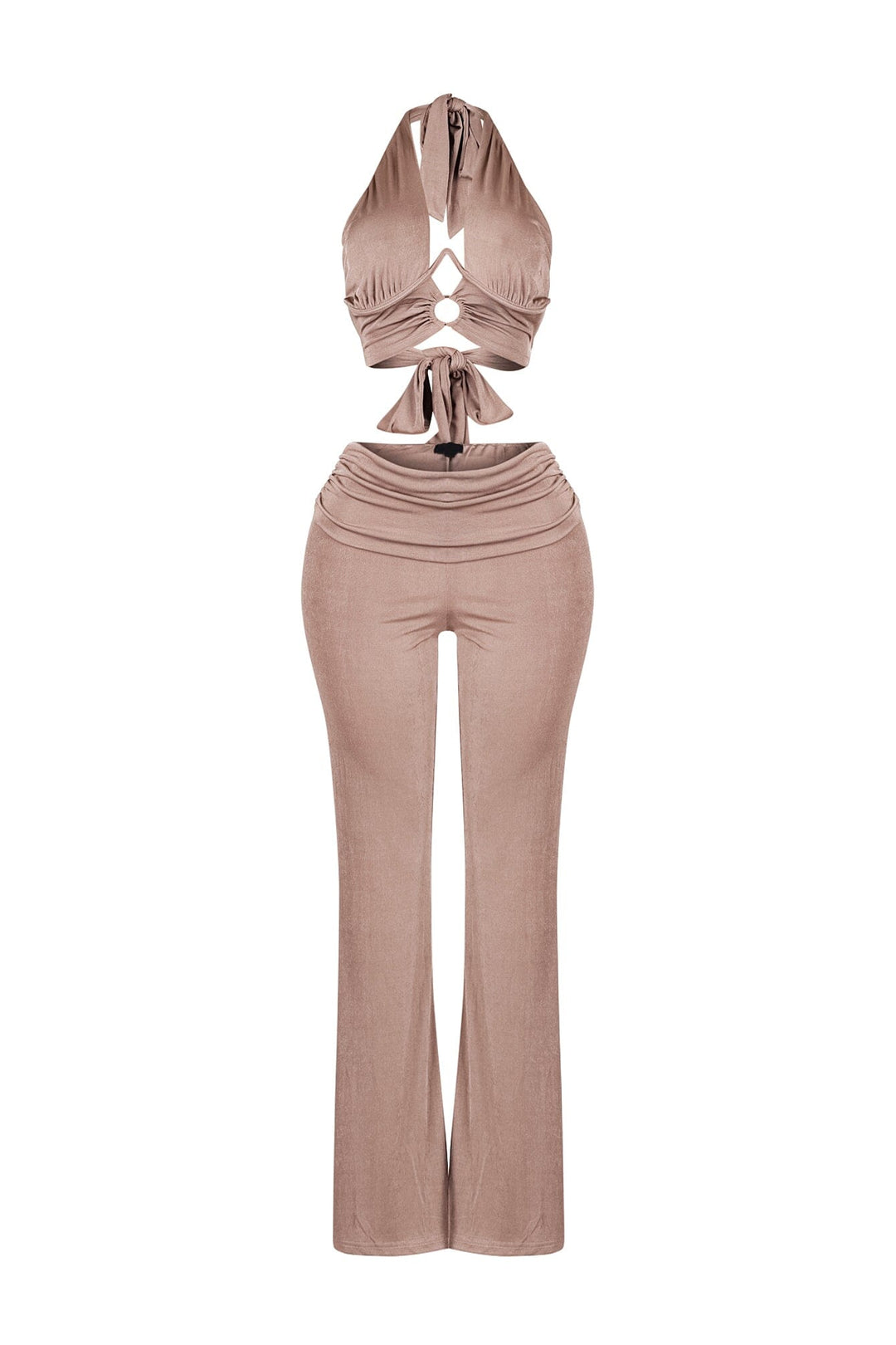 Graceful Passion Crop Top &amp; Pants SET