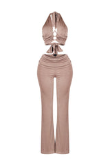 Graceful Passion Crop Top &amp; Pants SET