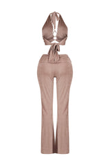 Graceful Passion Crop Top &amp; Pants SET