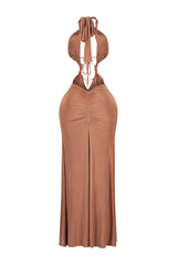 Nexus Halter O Ring Maxi Dress
