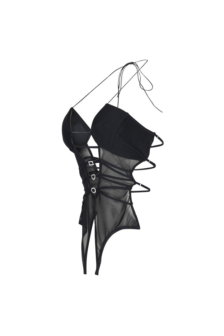 Tenebria Halter Keyhole Top
