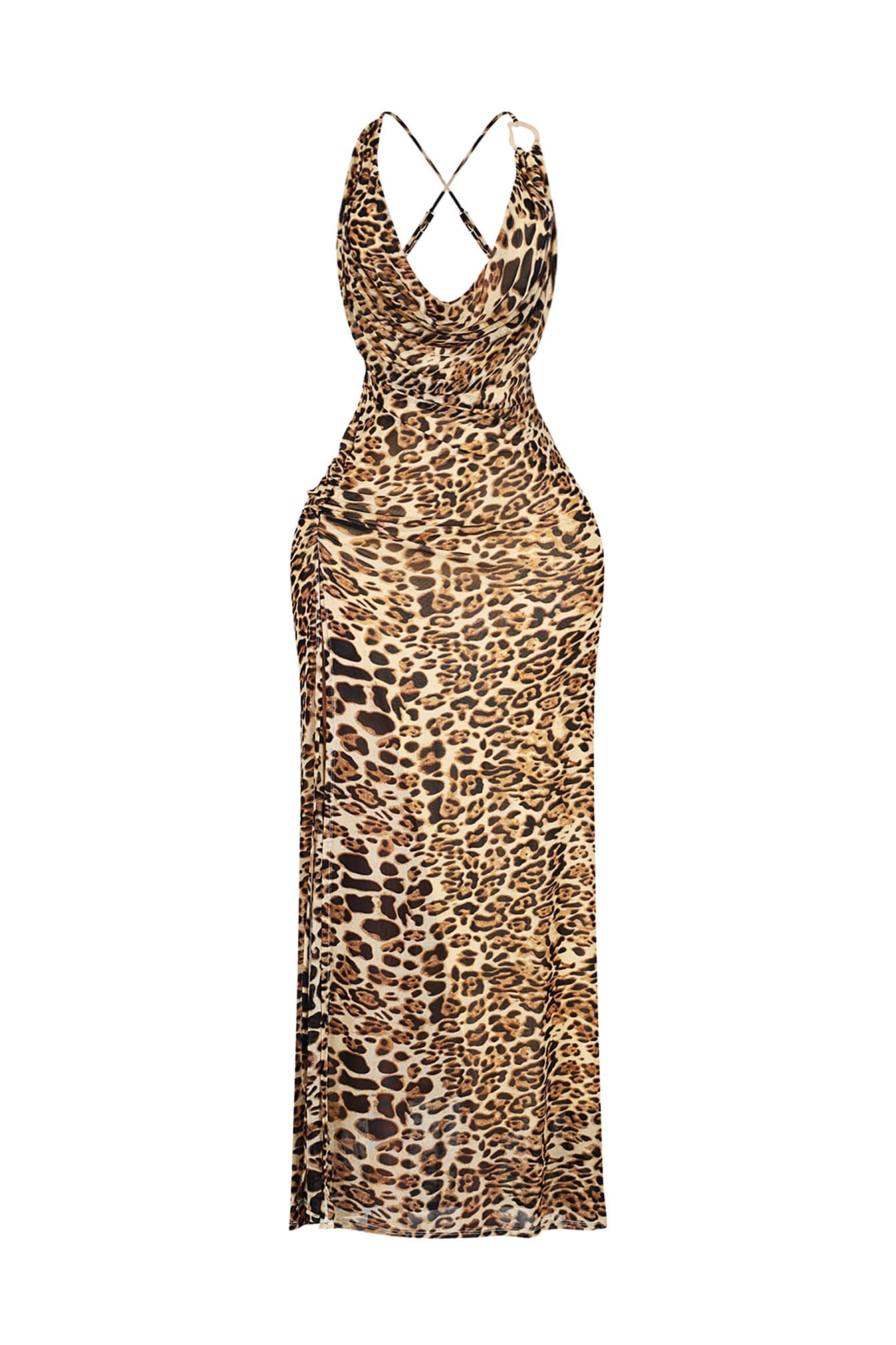 Monsoon Leopard Mesh Maxi Dress – EDGE