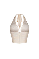 Siren Wire Mesh Halter Top