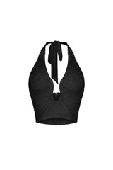 Siren Wire Mesh Halter Top