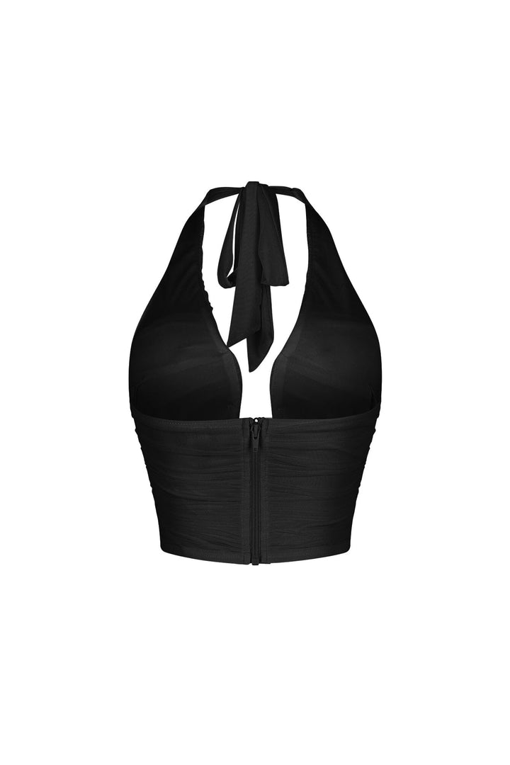 Siren Wire Mesh Halter Top