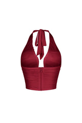 Siren Wire Mesh Halter Top